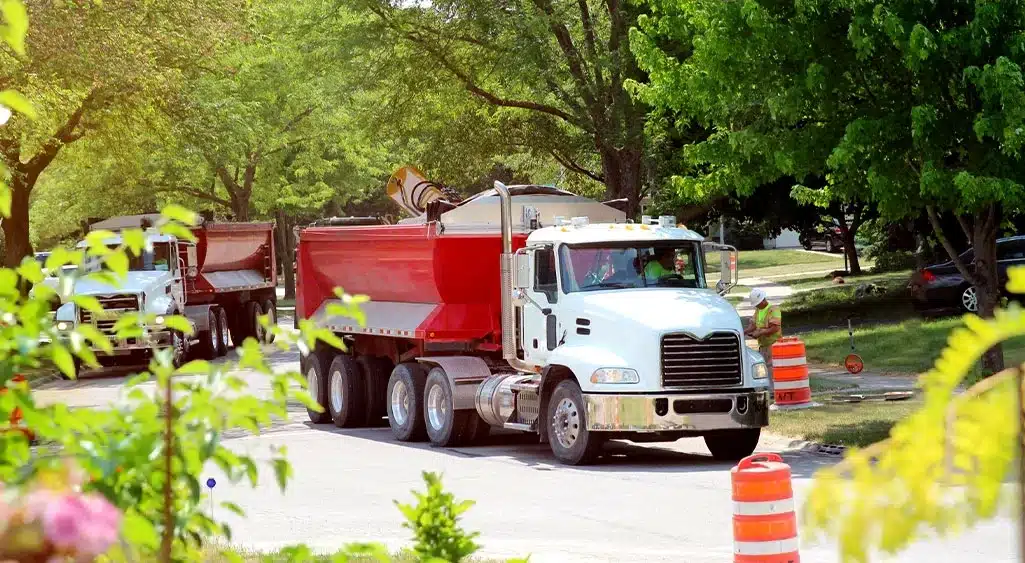 What evidence can explain a parked-truck crash?