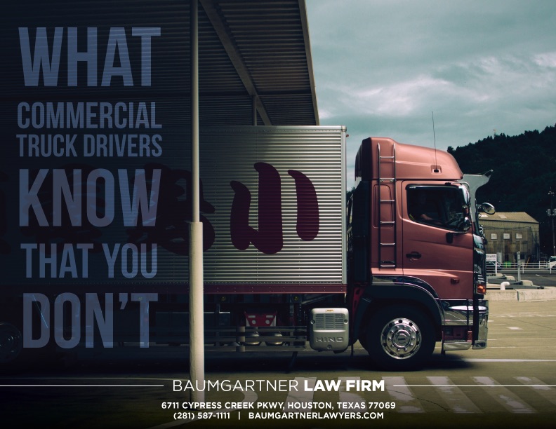 what commercial truck drivers know graphic