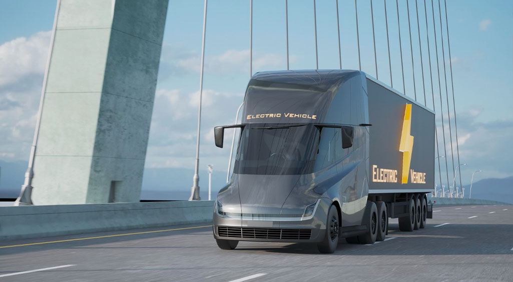 Electric semi-trucks and the expansion of the use of electric trucks.