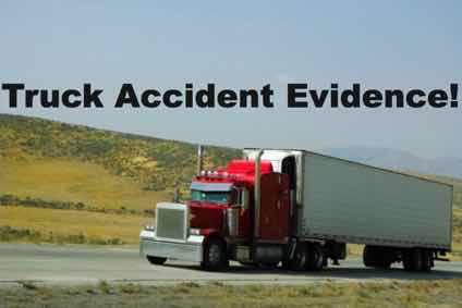 Evidence for truck wrecks