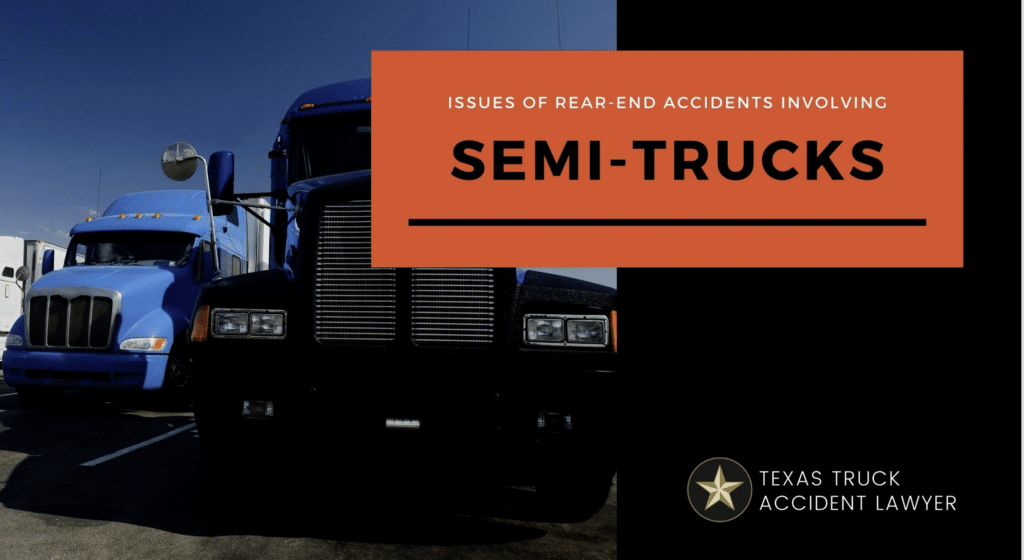 rear end truck accident attorney Houston