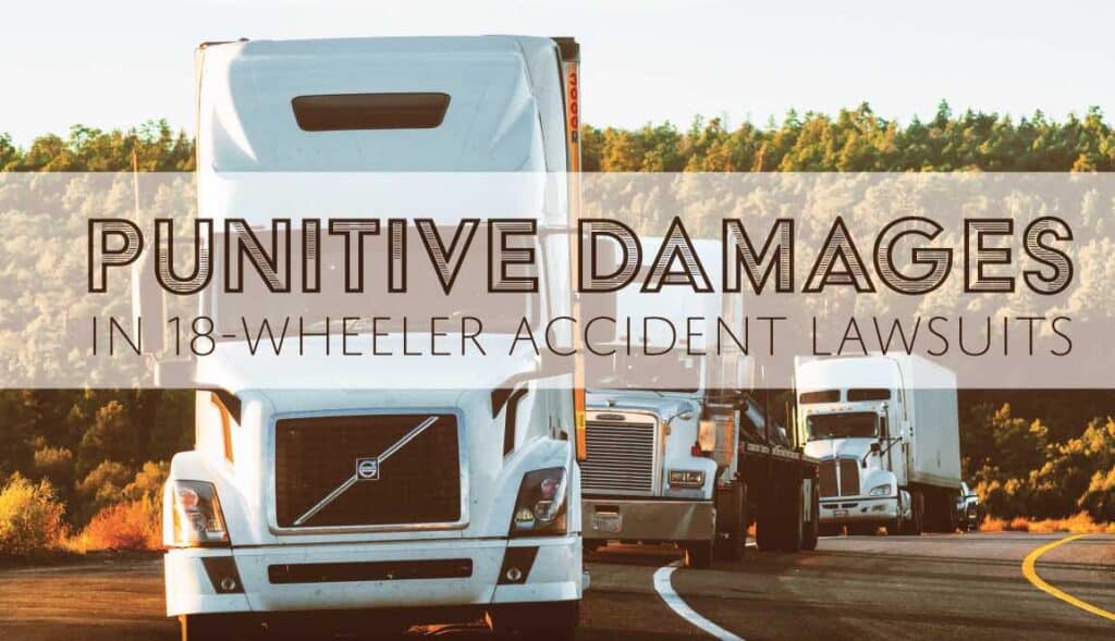 Punitive damages in truck accident cases